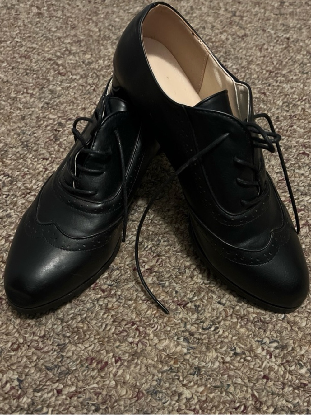 Heeled Oxford Shoes